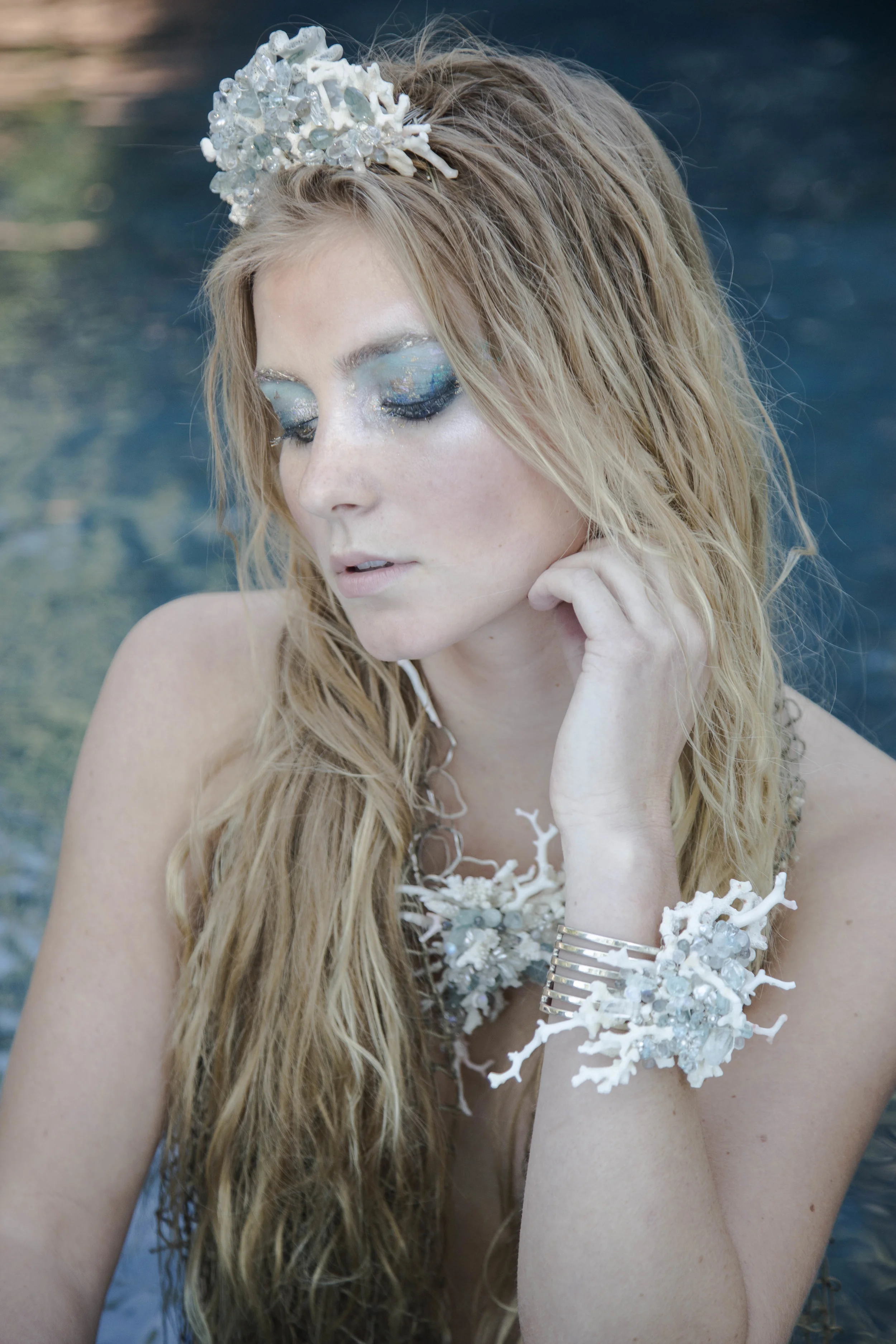 Coral Gemstone Necklace