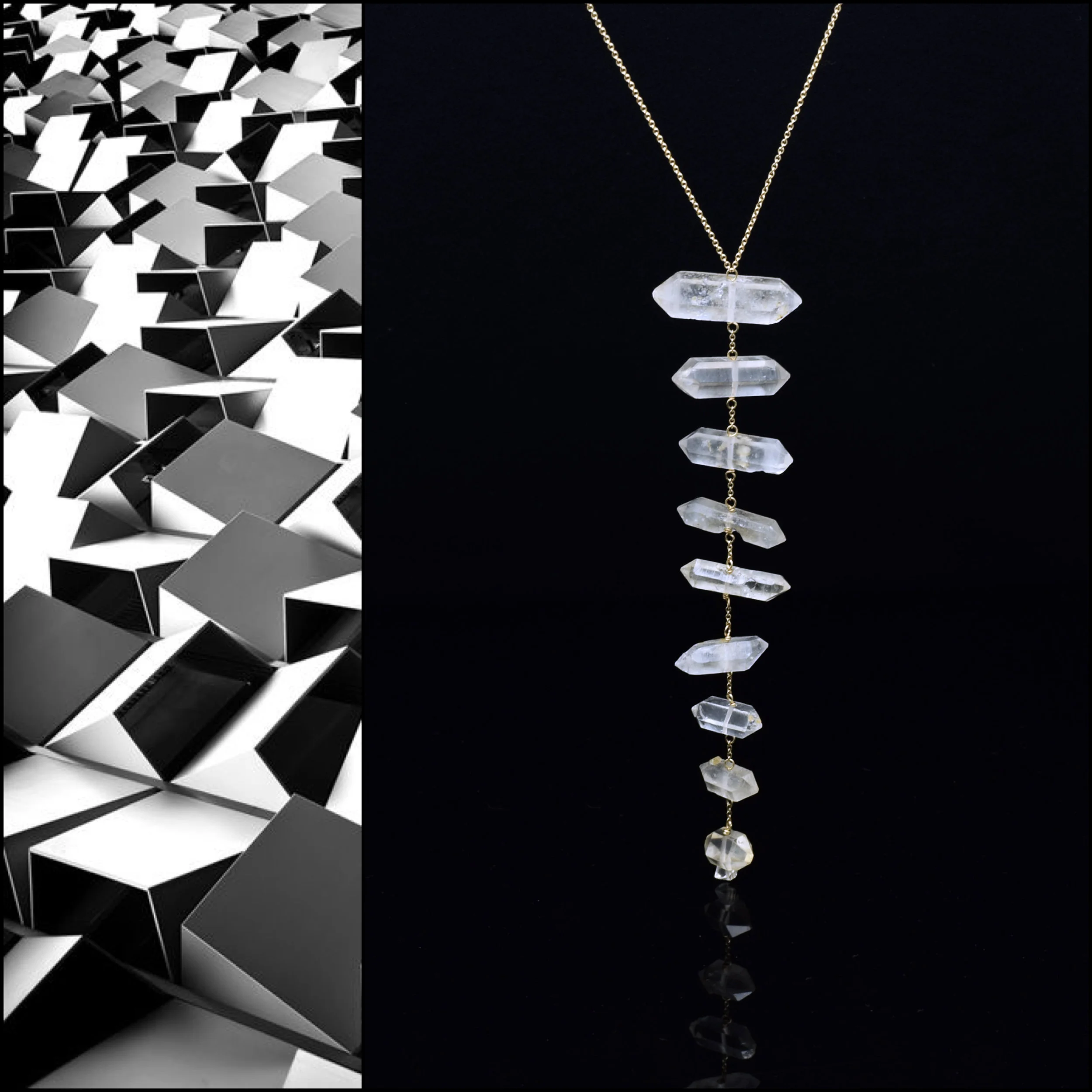 CRYSTAL GRADUATED NECKLACE