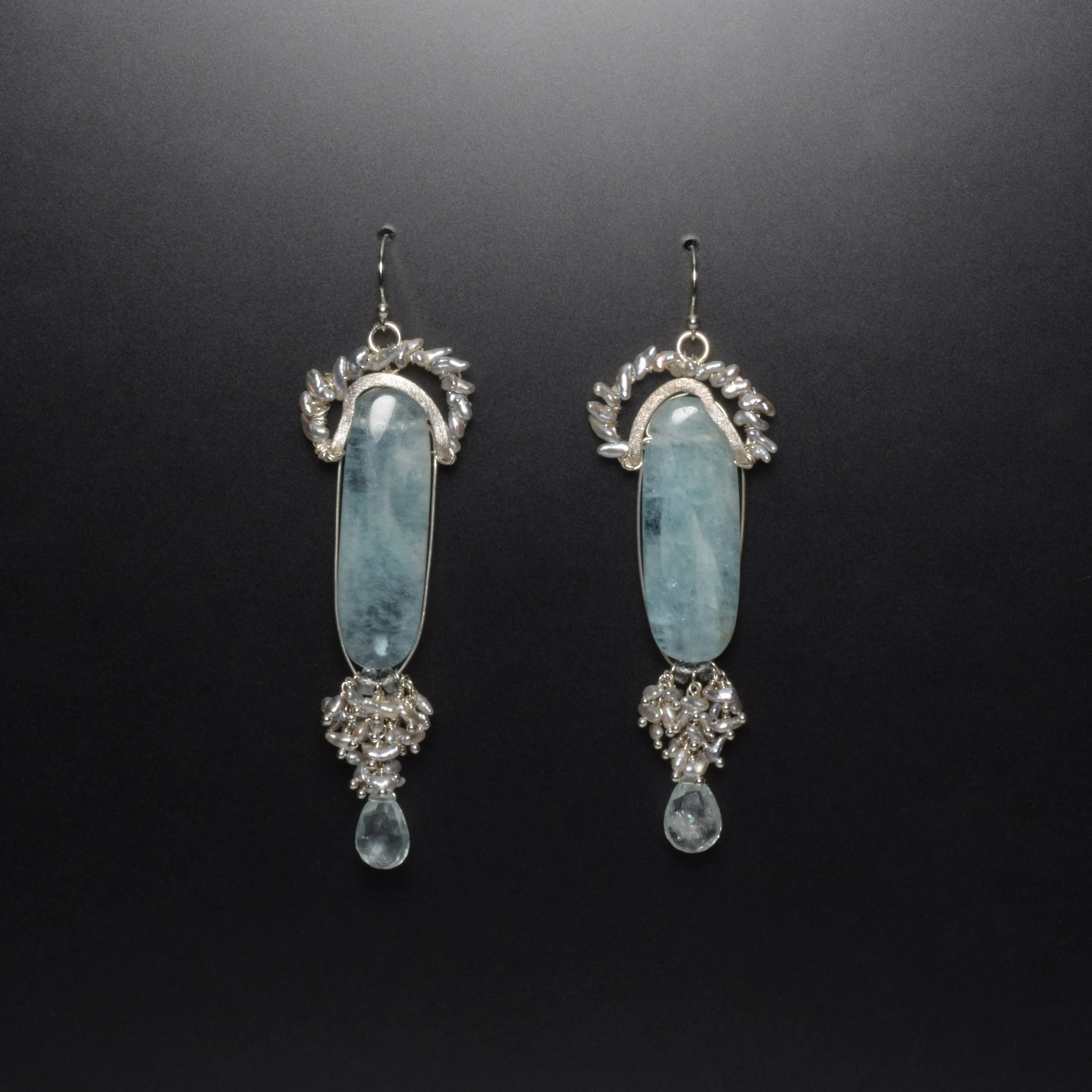 Nuno Aquamarine Earrings 