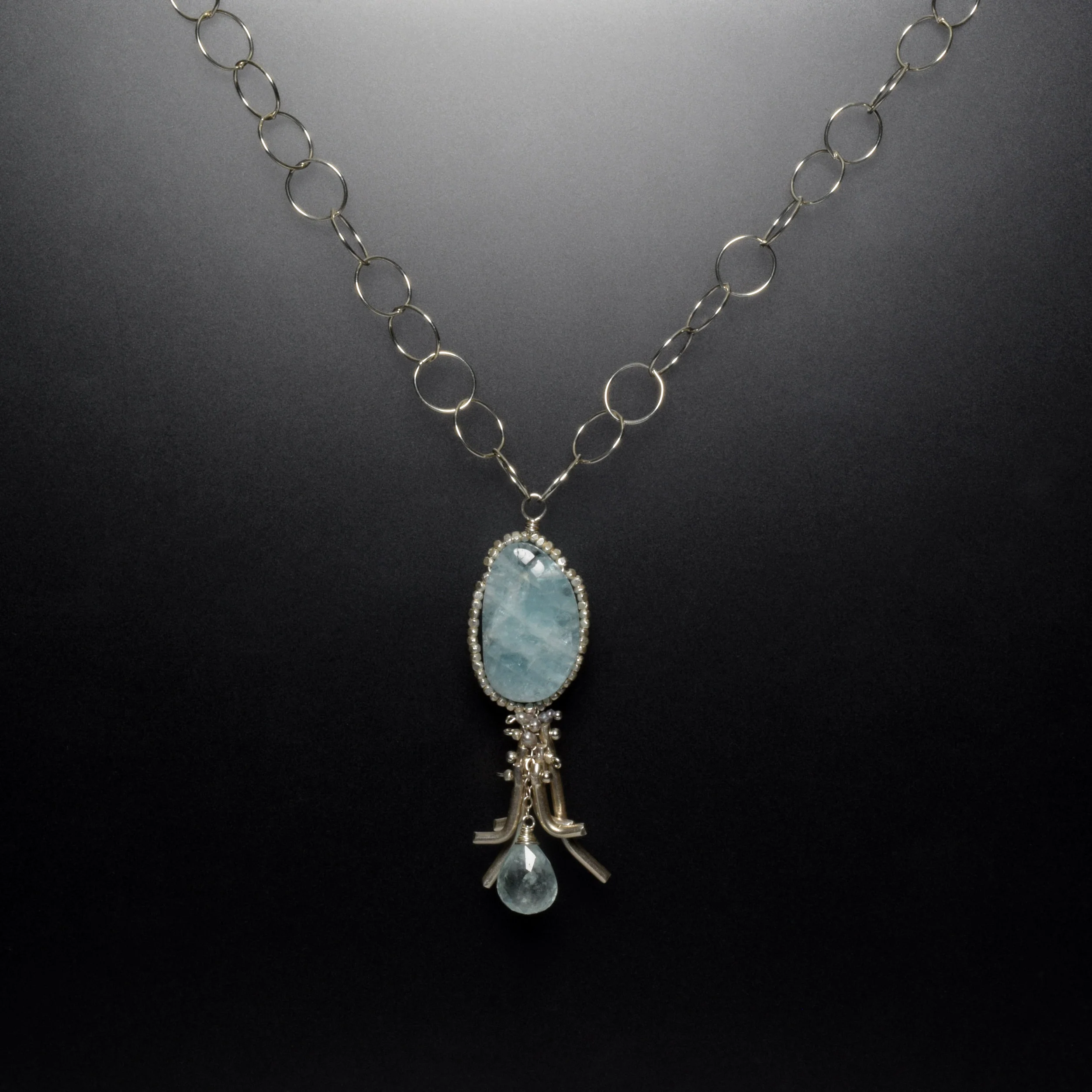 Nuno Aquamarine Pendant Necklace