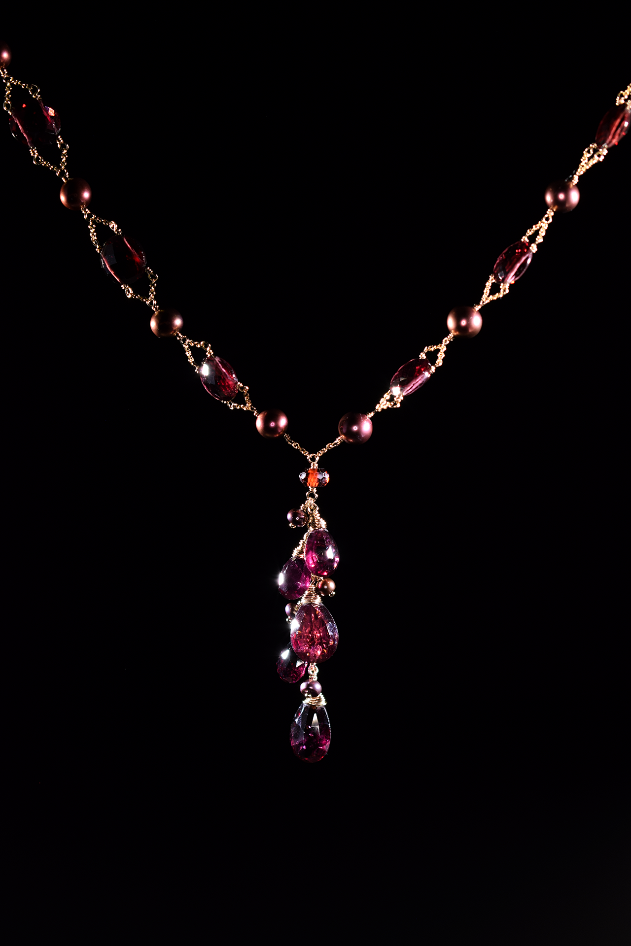 Gaia's Sunlight Gemstone Necklace — ANDREA LI