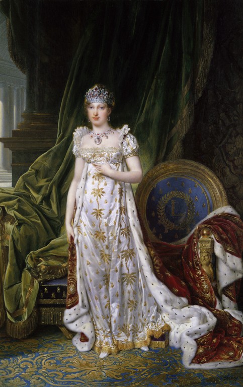 Diadem, Geschenk von Napoleon I. (1769-1821) an Marie Louise (1791-1847)  Auftrag 1810 (Diamant und Türkis)
