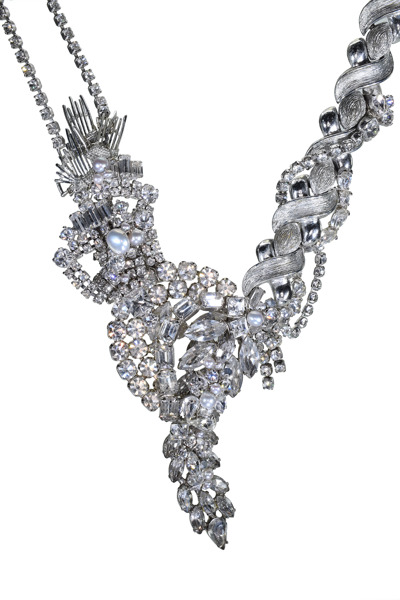 Rhinestone Statement Necklace