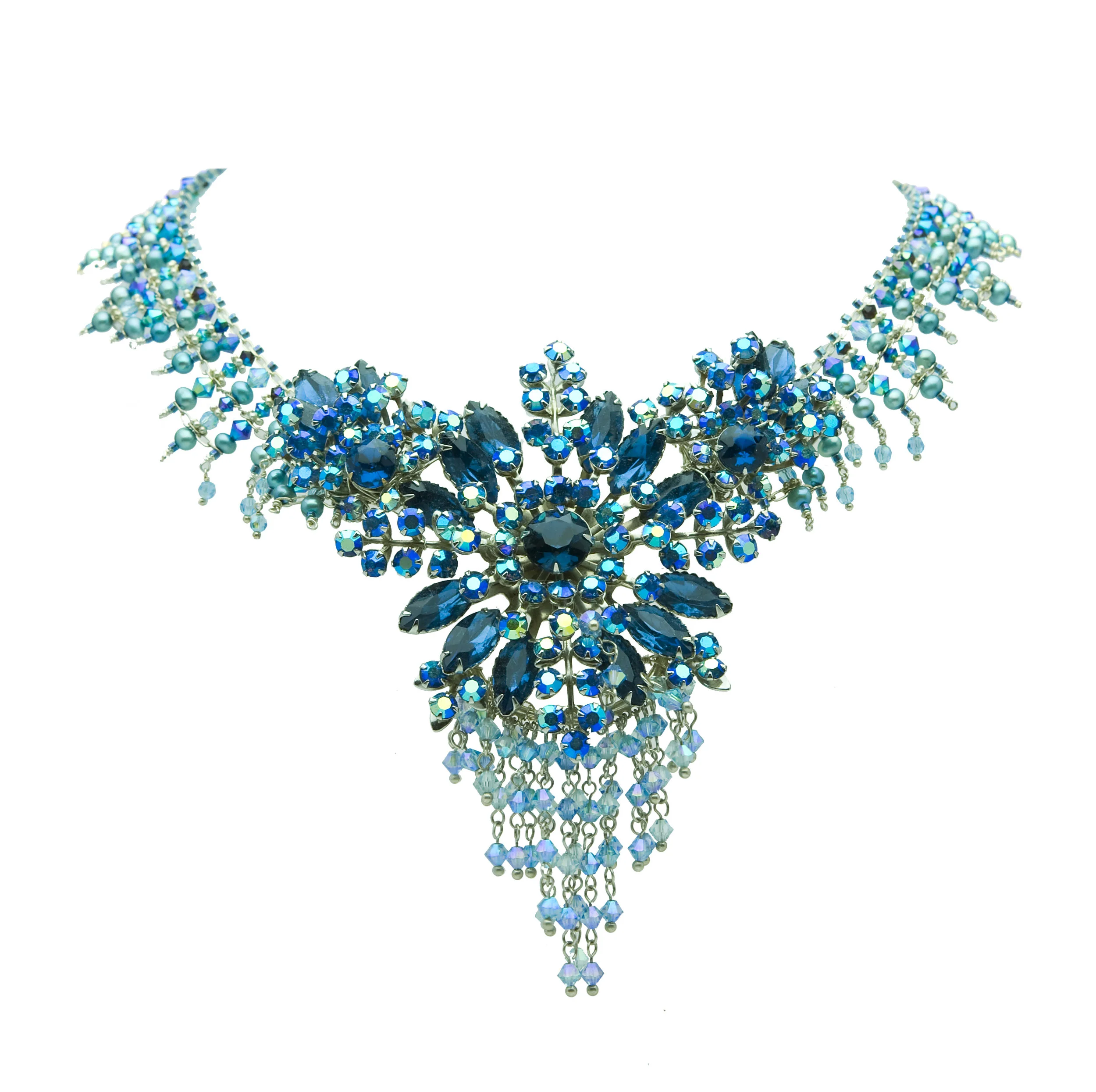 Blue Phoenix Vintage Necklace 