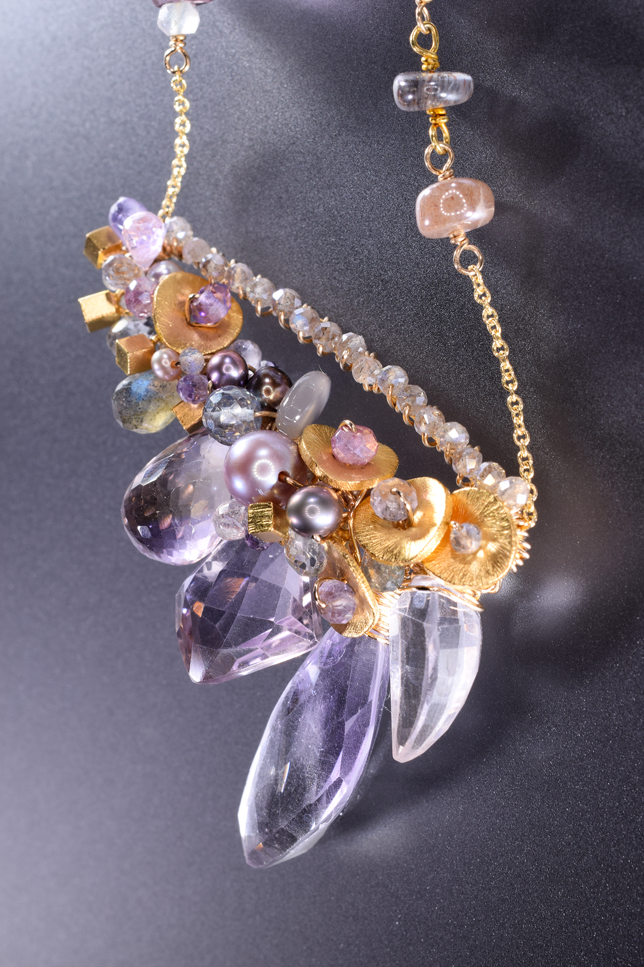 Cleopatra Gold Bar Necklace