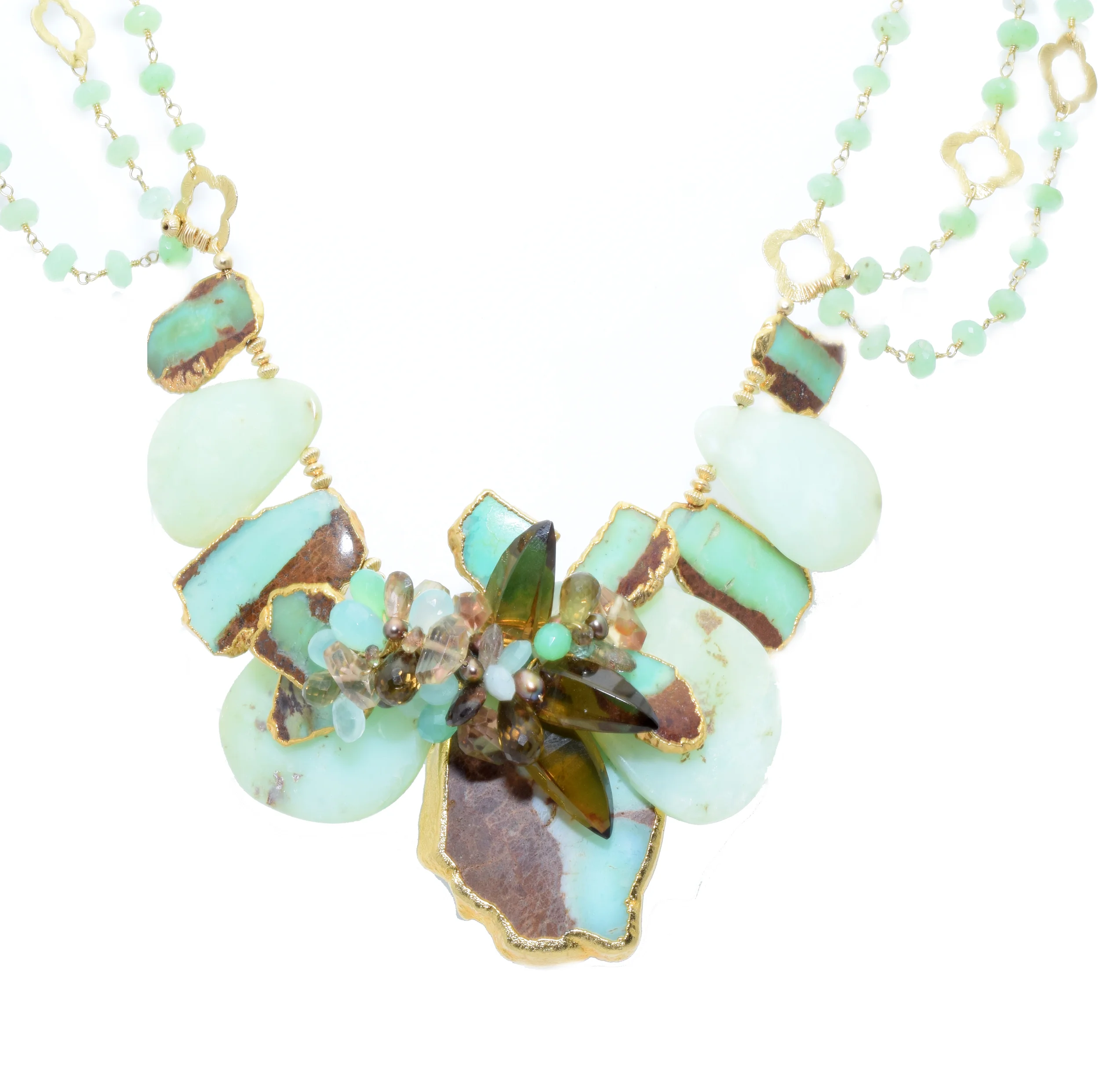 GEMSTONE MALIBU AQUARIUS NECKLACE