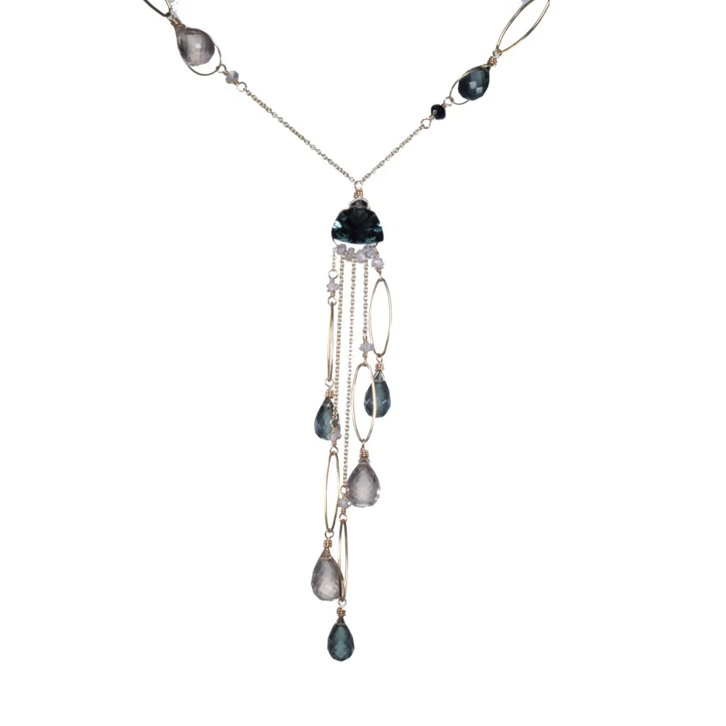 Lambda Hyperes Gemstone Necklace