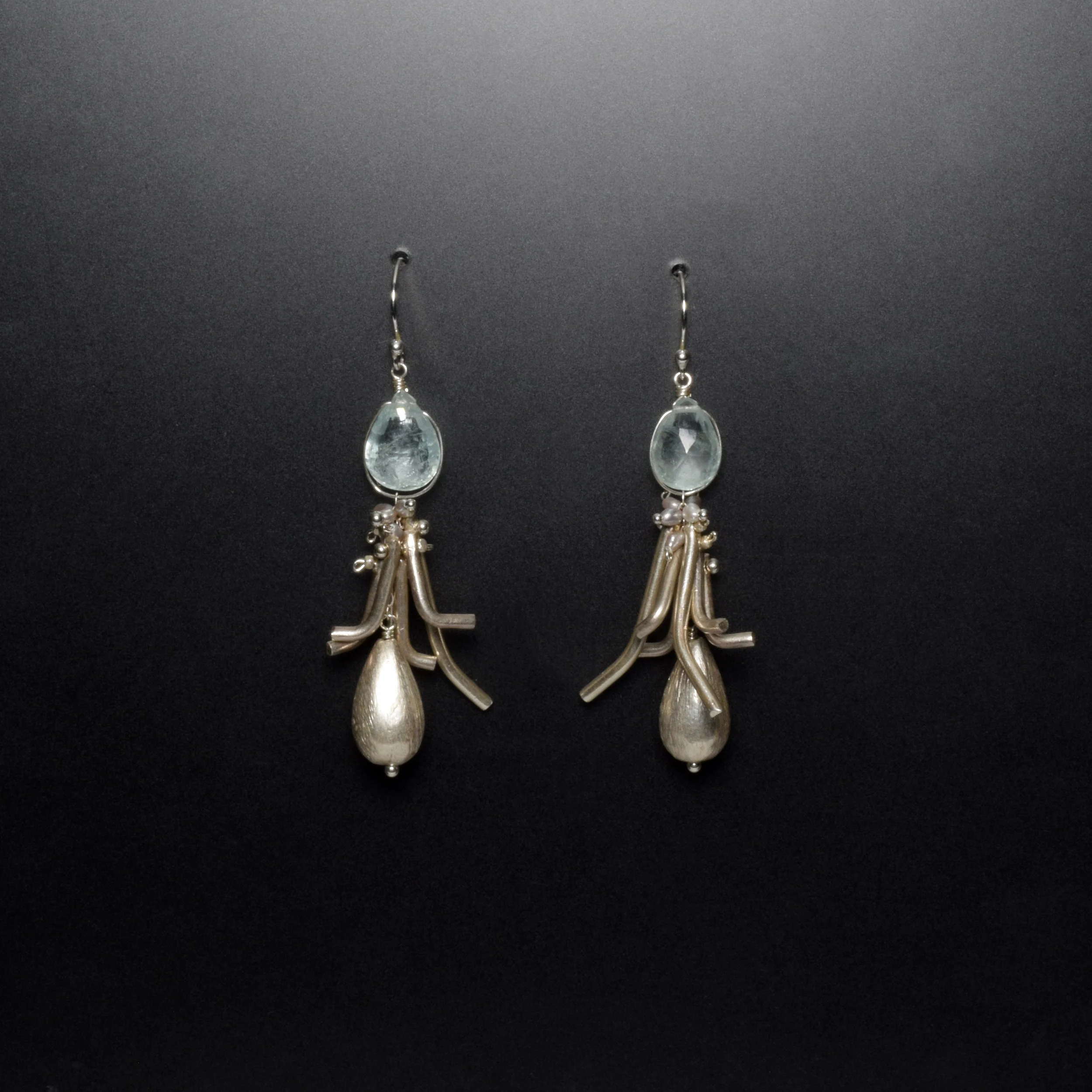Pesci Aquamarine Earrings
