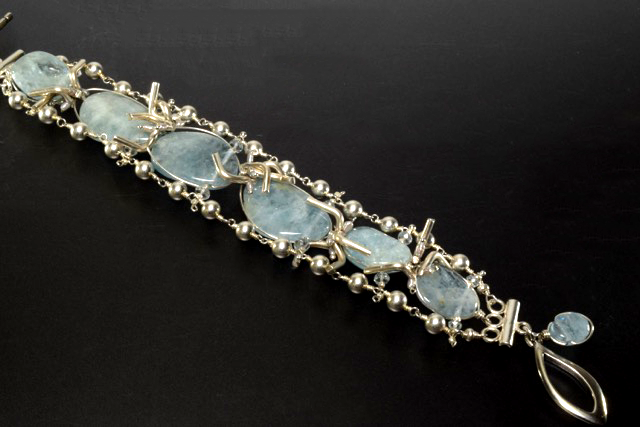 Sagittarius Aquamarine Bracelet