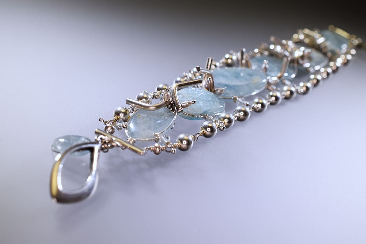 aquamarine bracelet