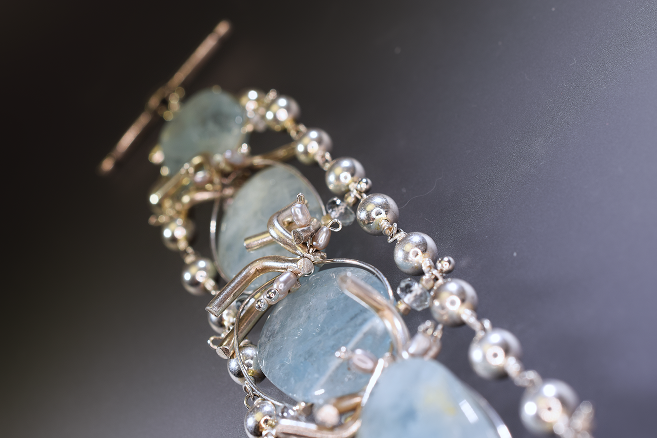aquamarine bracelet