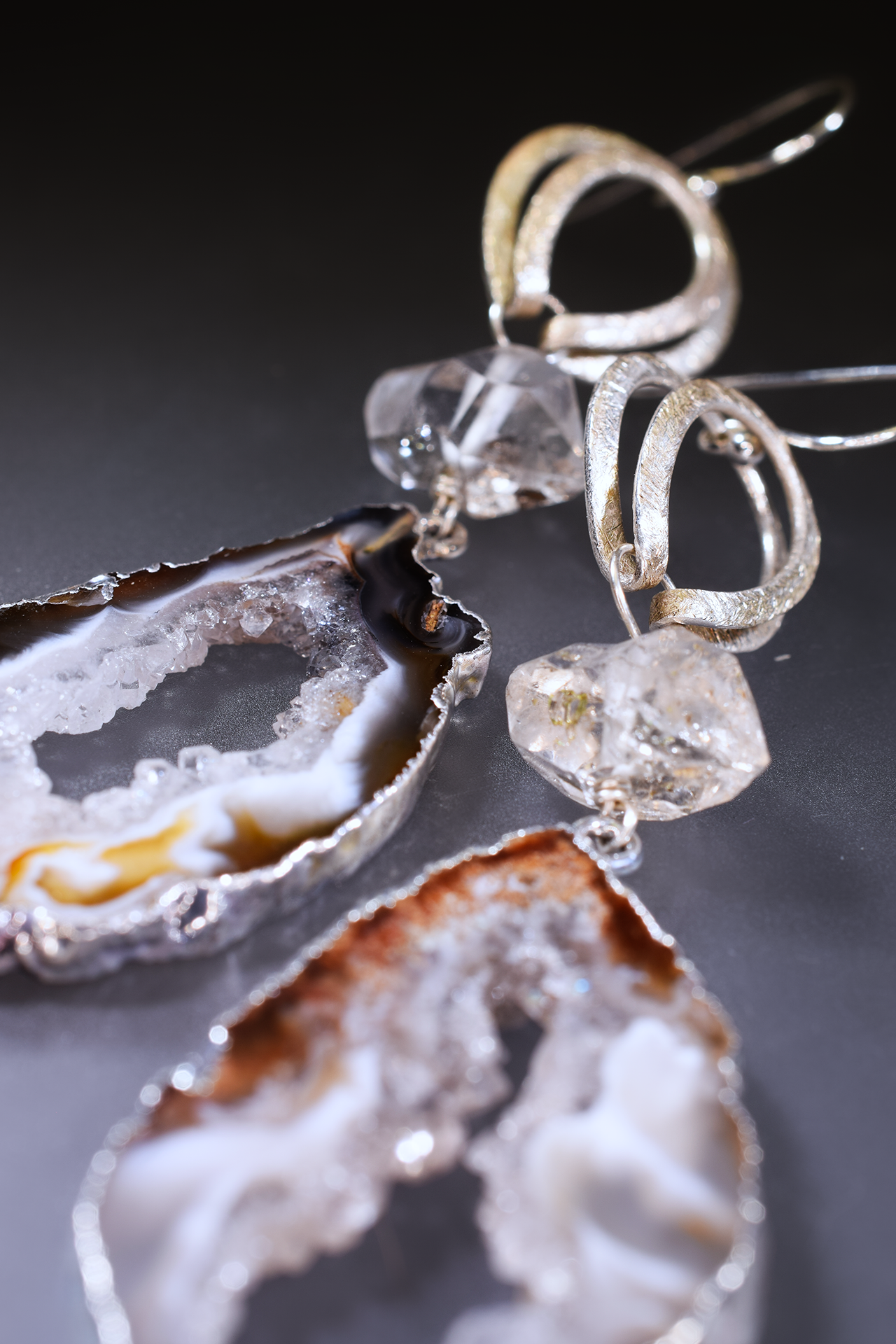agate earrings