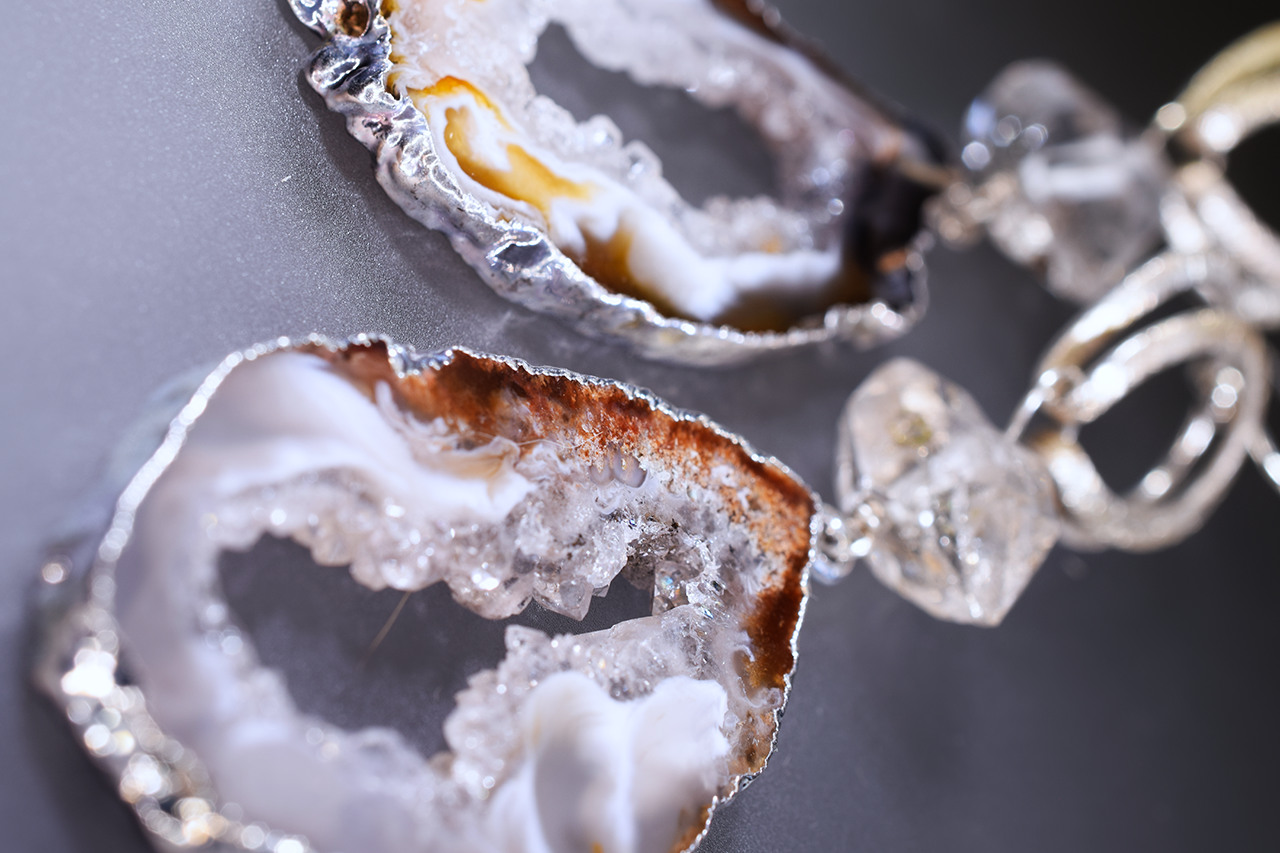 agate earrings