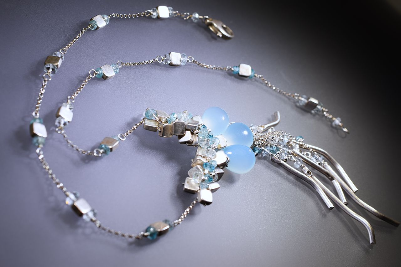 Capricornus Aquamarine Necklace