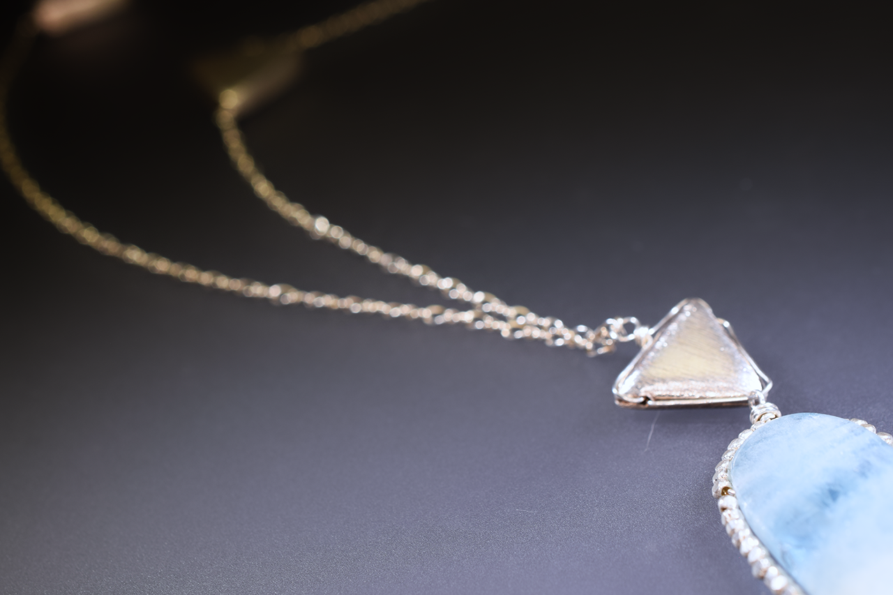 long aquamarine necklace
