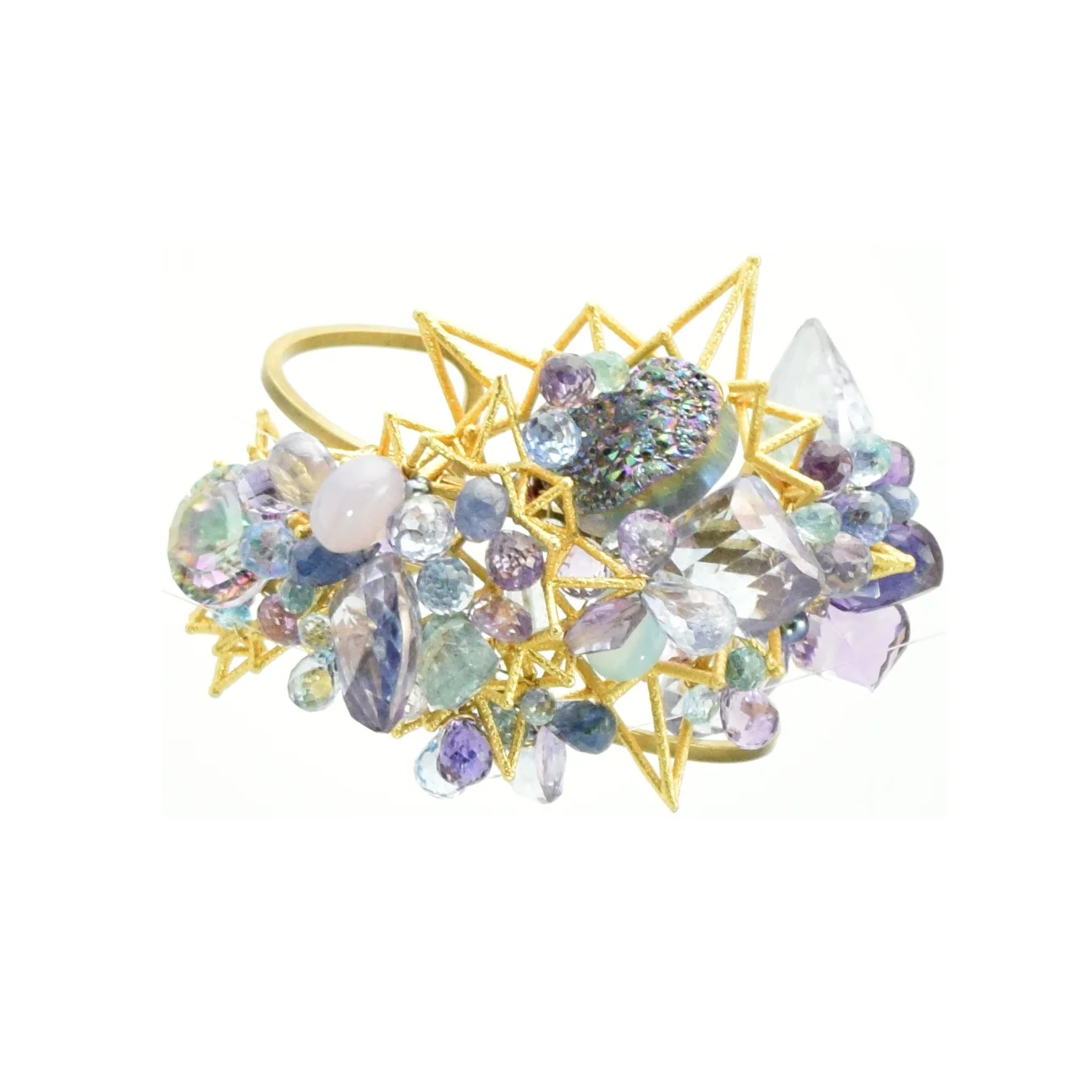 GEMSTONE 3-D PRINTED STARS ALIGN BRACELET