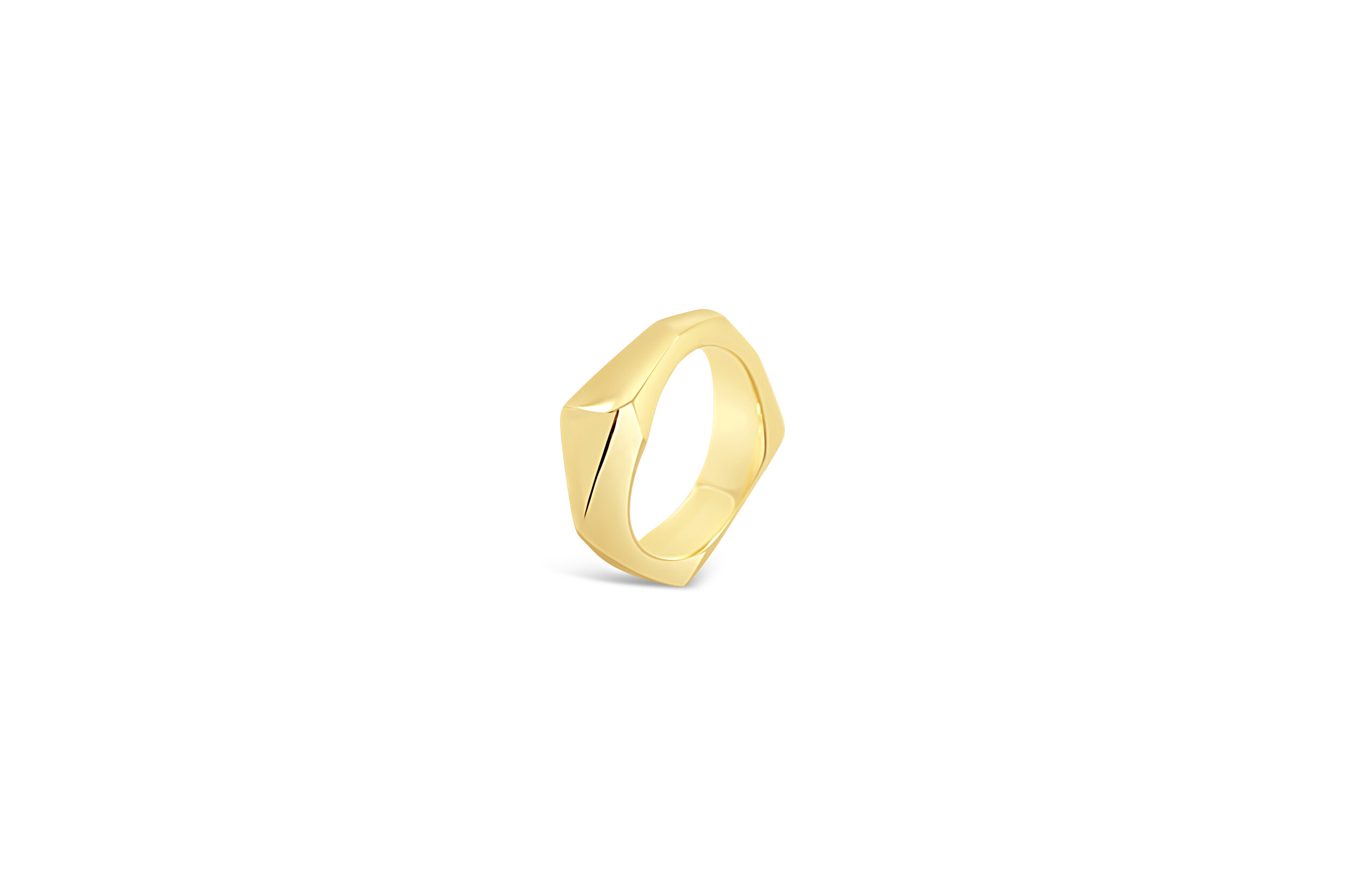 custom designed solid 14k gold ring