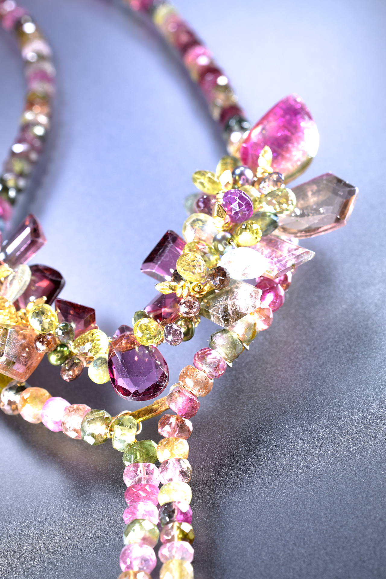 Double Stranded Tourmaline Necklace
