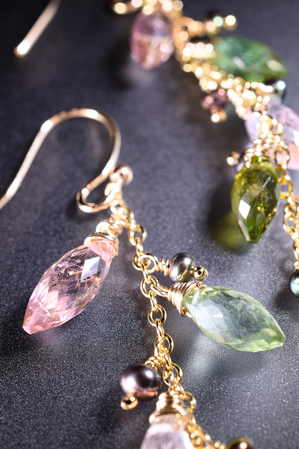 Marquis Tourmaline Drop Earring