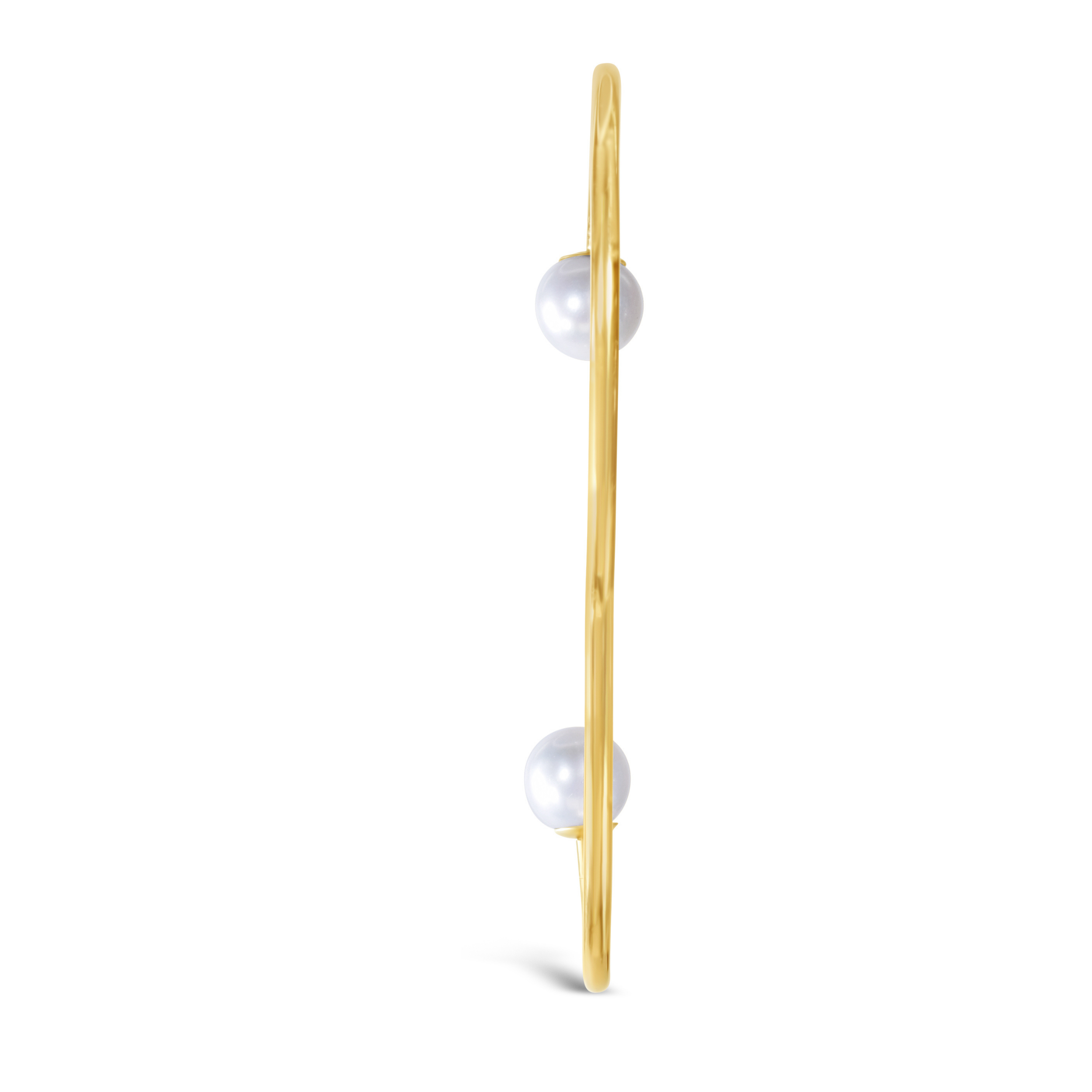 14k Gold-Filled Double Pearl Ear Cuff