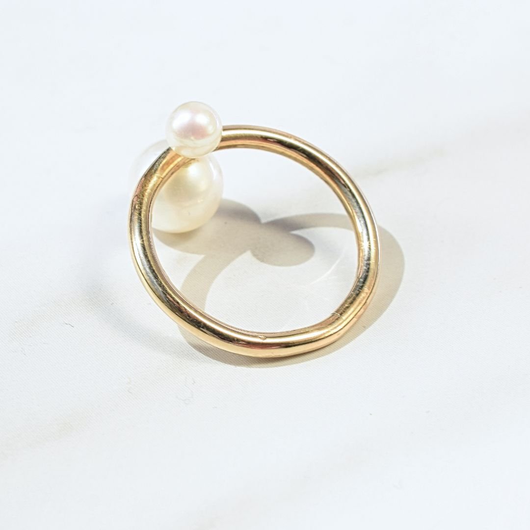 14k Gold-Filled Graduated Pearl Ring (3).jpg