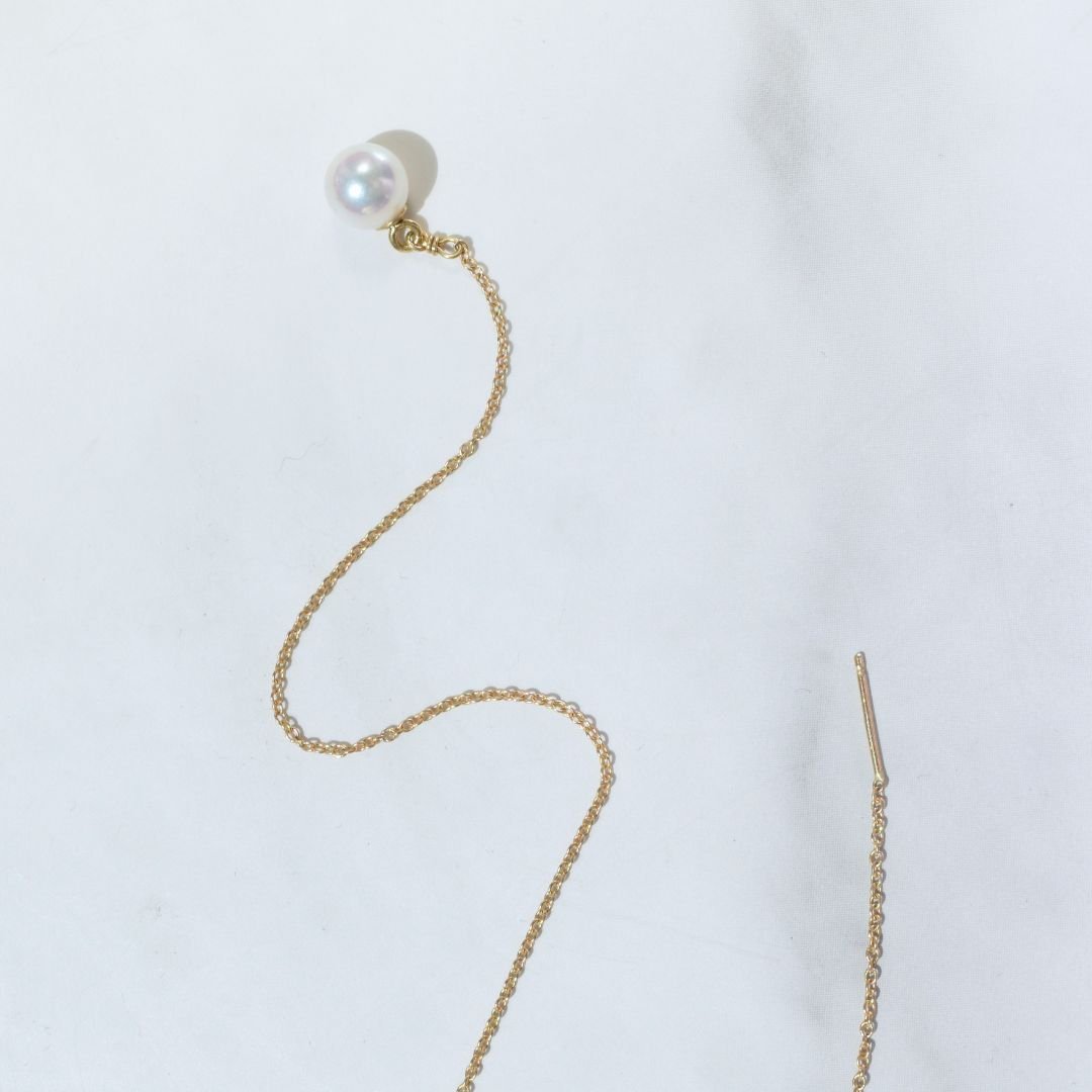 14k Extra Long Delicate Chain Ear Threader with Akoya Pearl (2).jpg