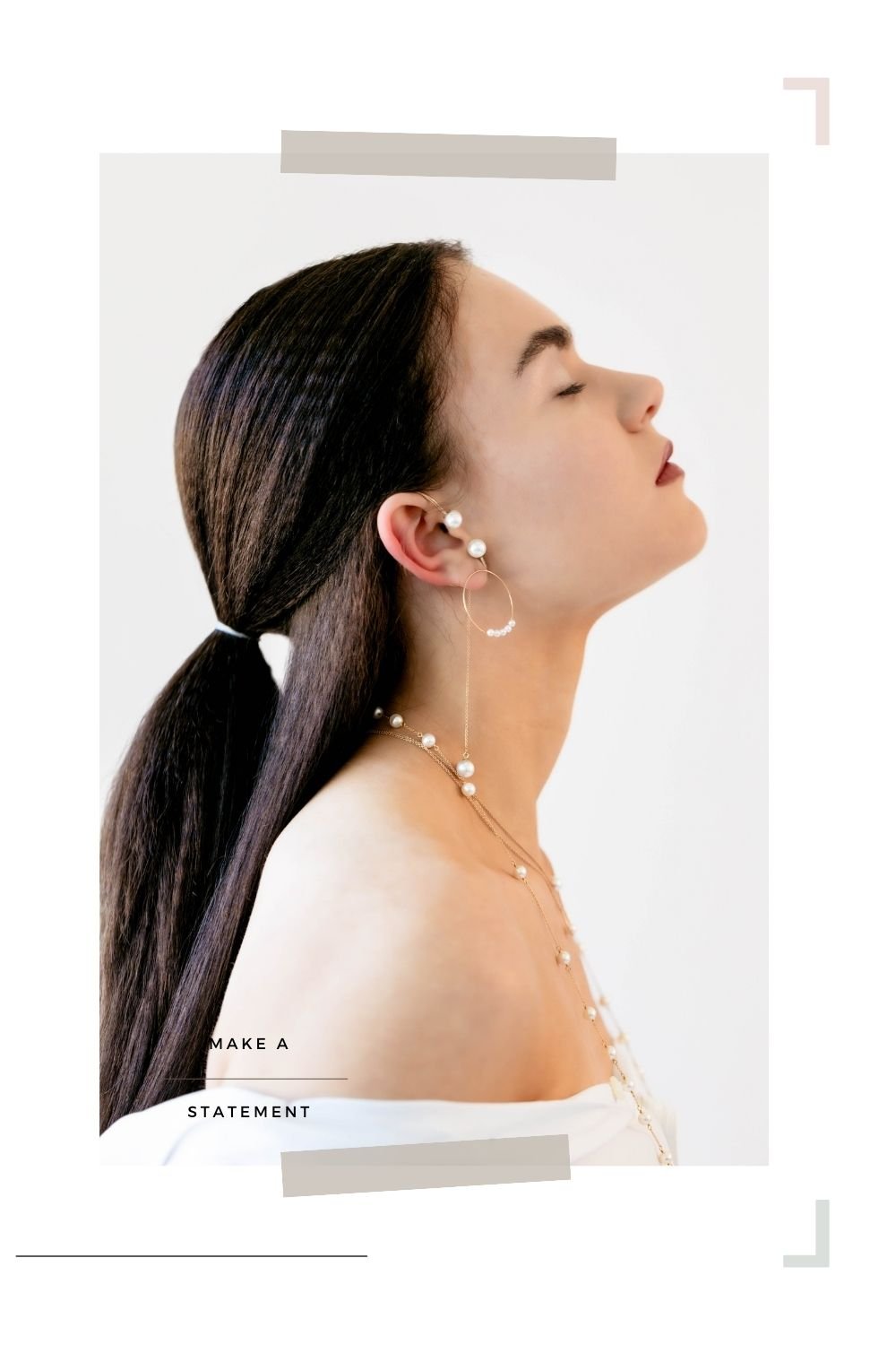 14k Five Pearl Hoop Earrings with Pearl Drop (4).jpg