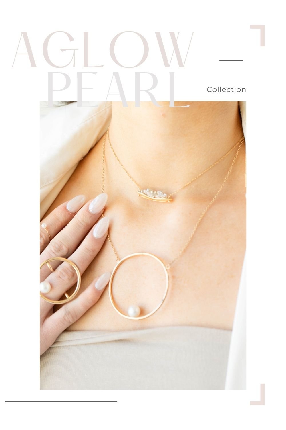 Large Gold Open Circle Single Pearl Pendant Necklace.jpg