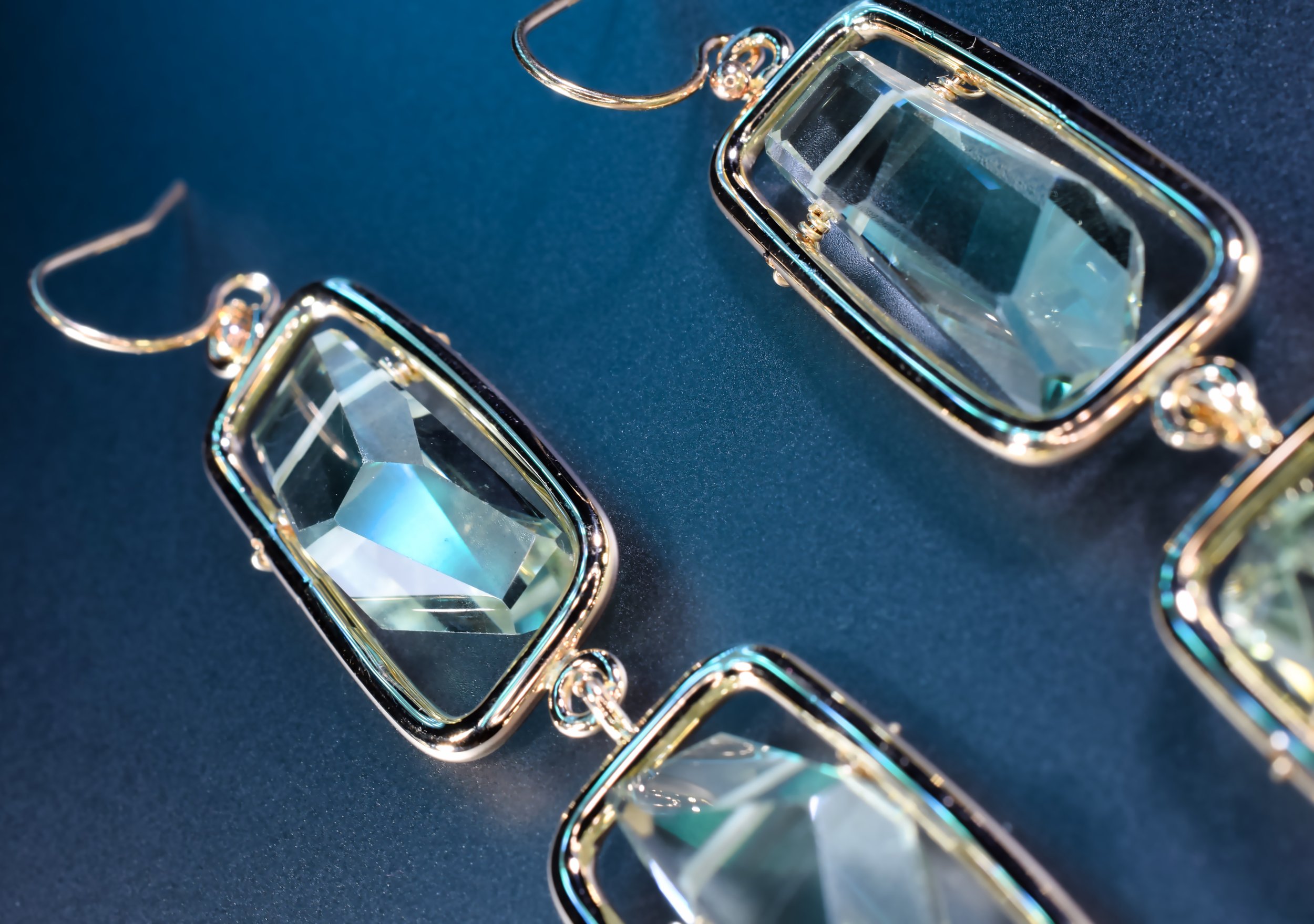 Elegant dangle earrings from Andrea Li's Pastel Collection