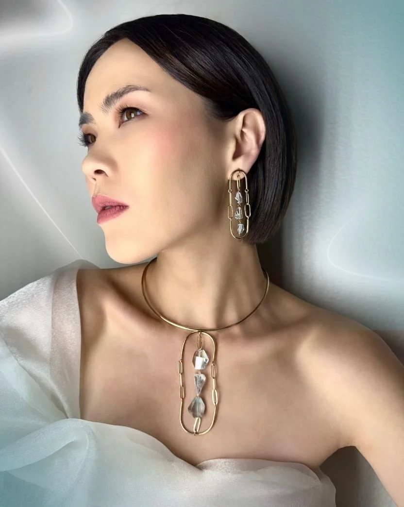 model wearing aquamarine choker and earrings (2).jpg