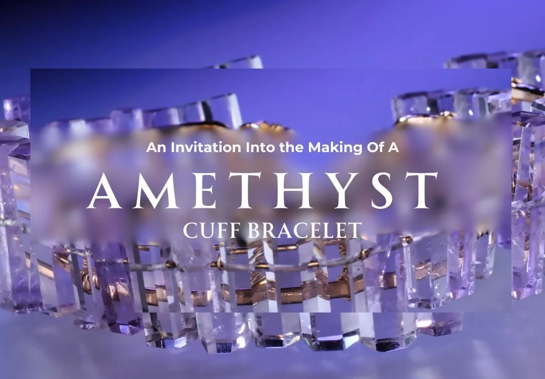 The Purple Amethyst Cuff: Using the Whole Buffalo