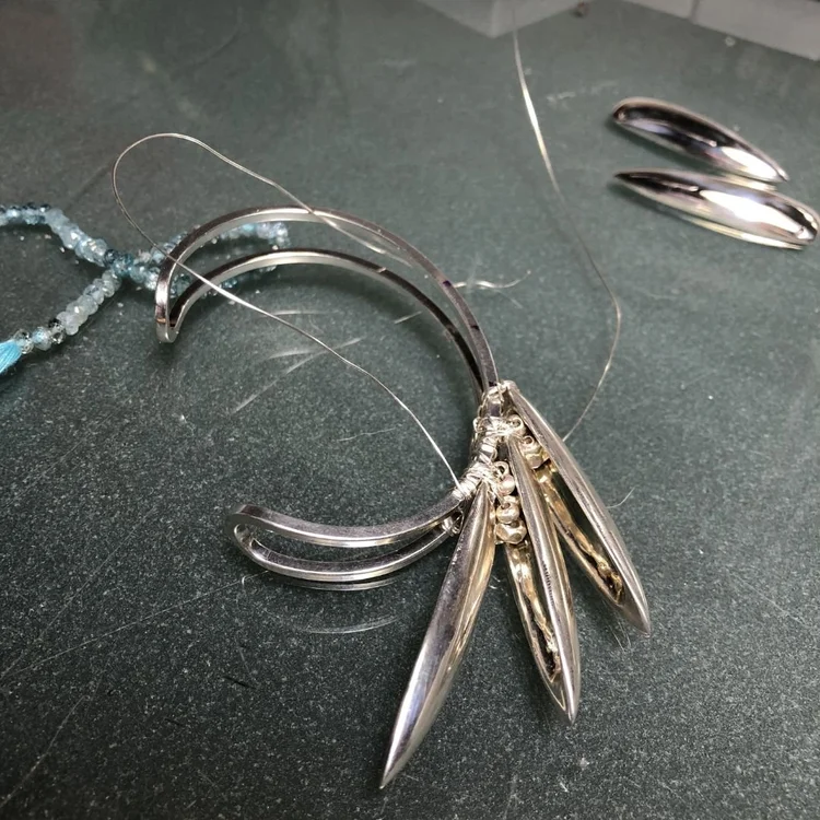 Partially constructed jewelry
