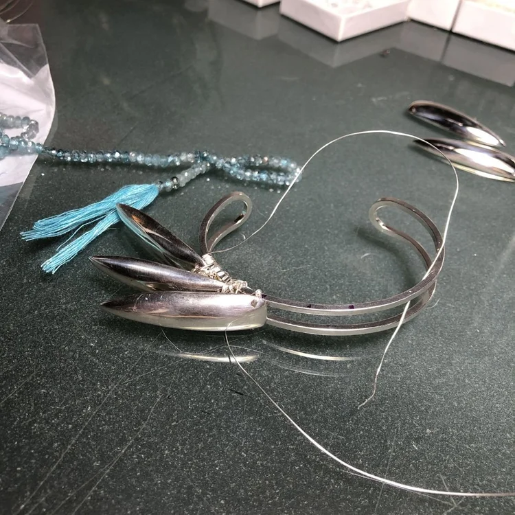 Partially constructed jewelry
