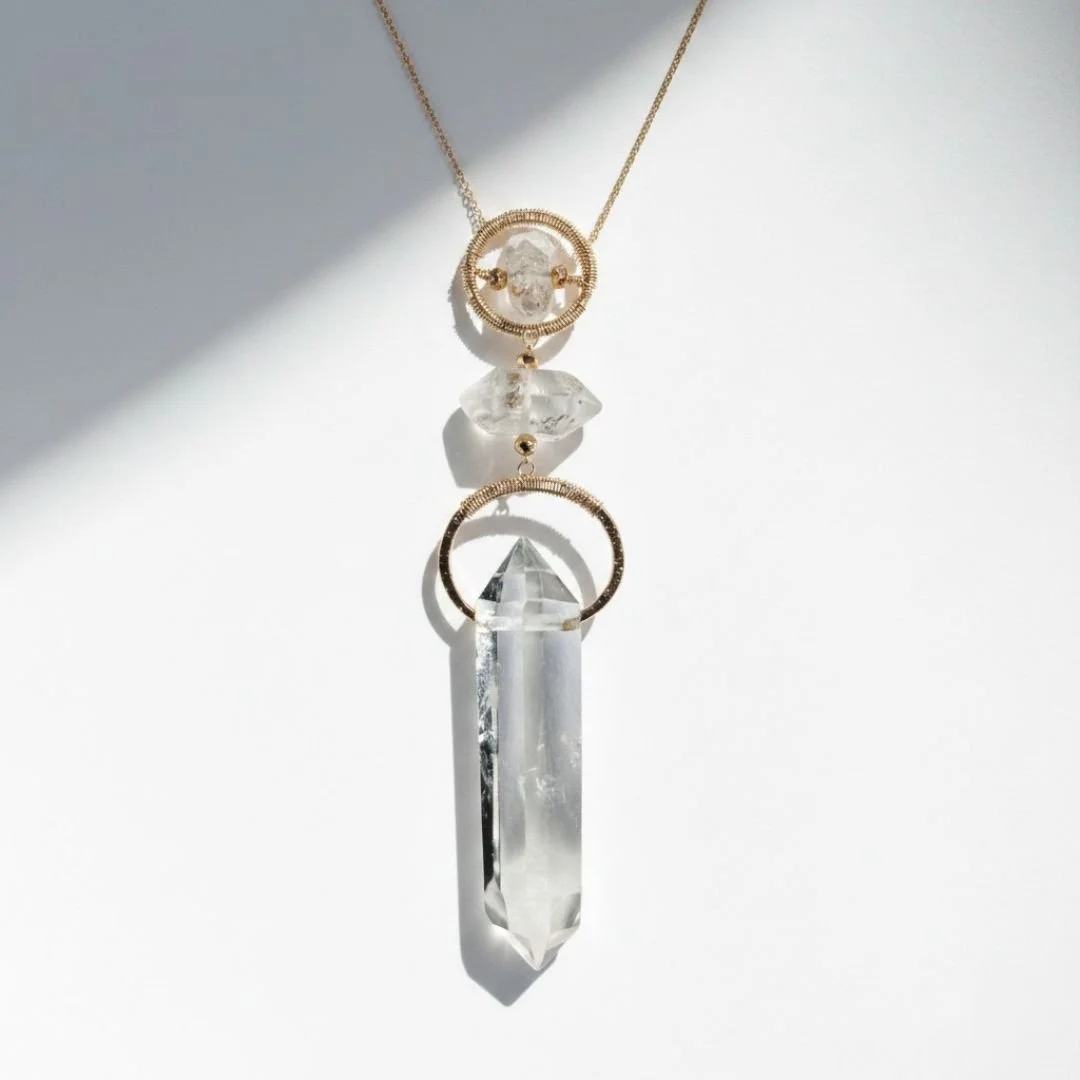 crystal pendant necklace
