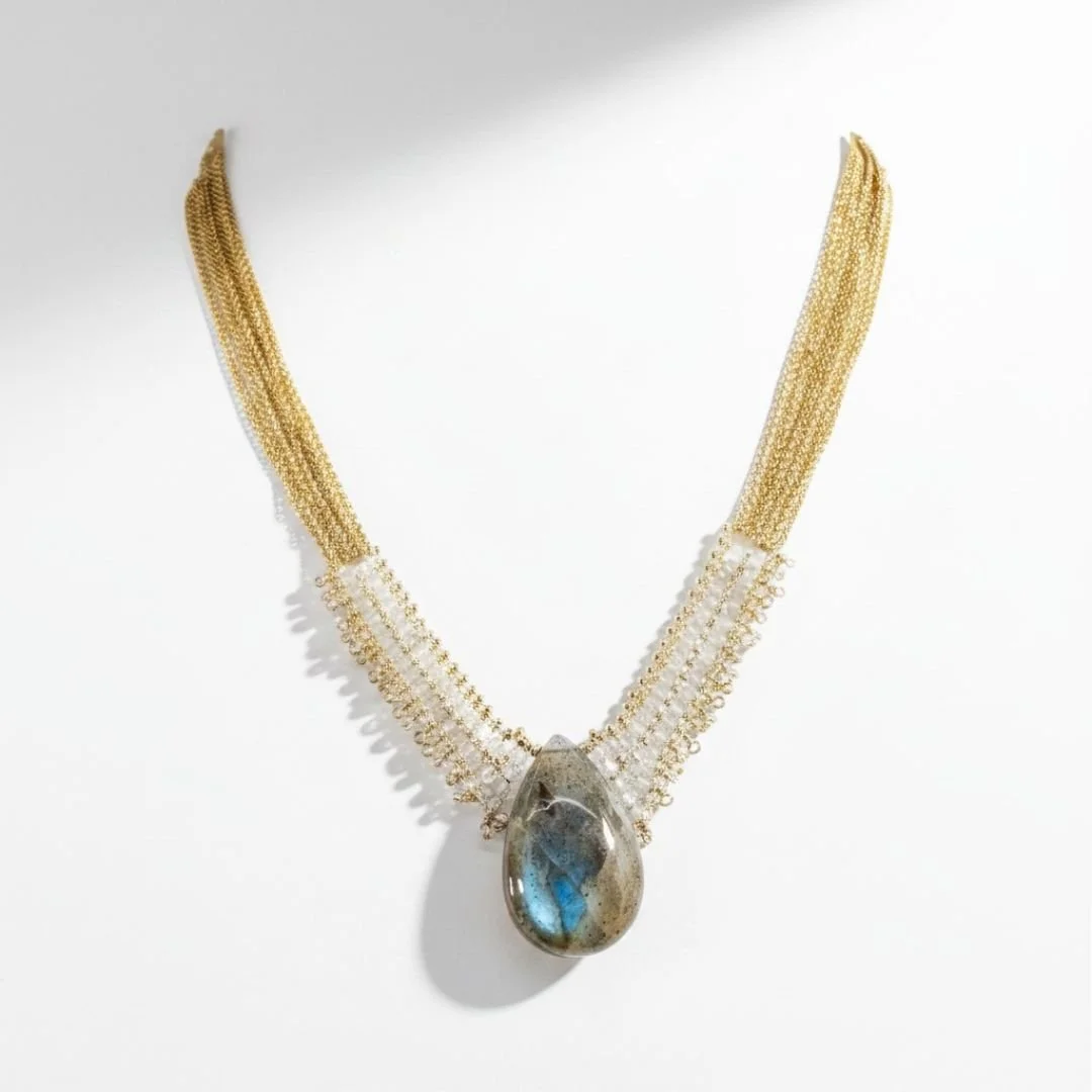 labradorite necklace