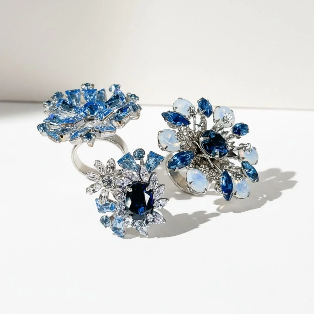 Vintage Redesign Statement Cocktail Rings Commission