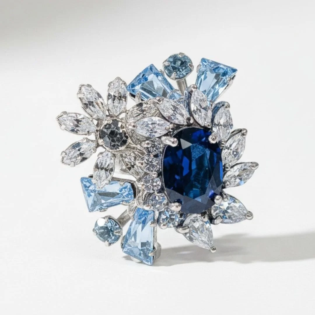 Vintage Redesign Statement Cocktail Rings Commission