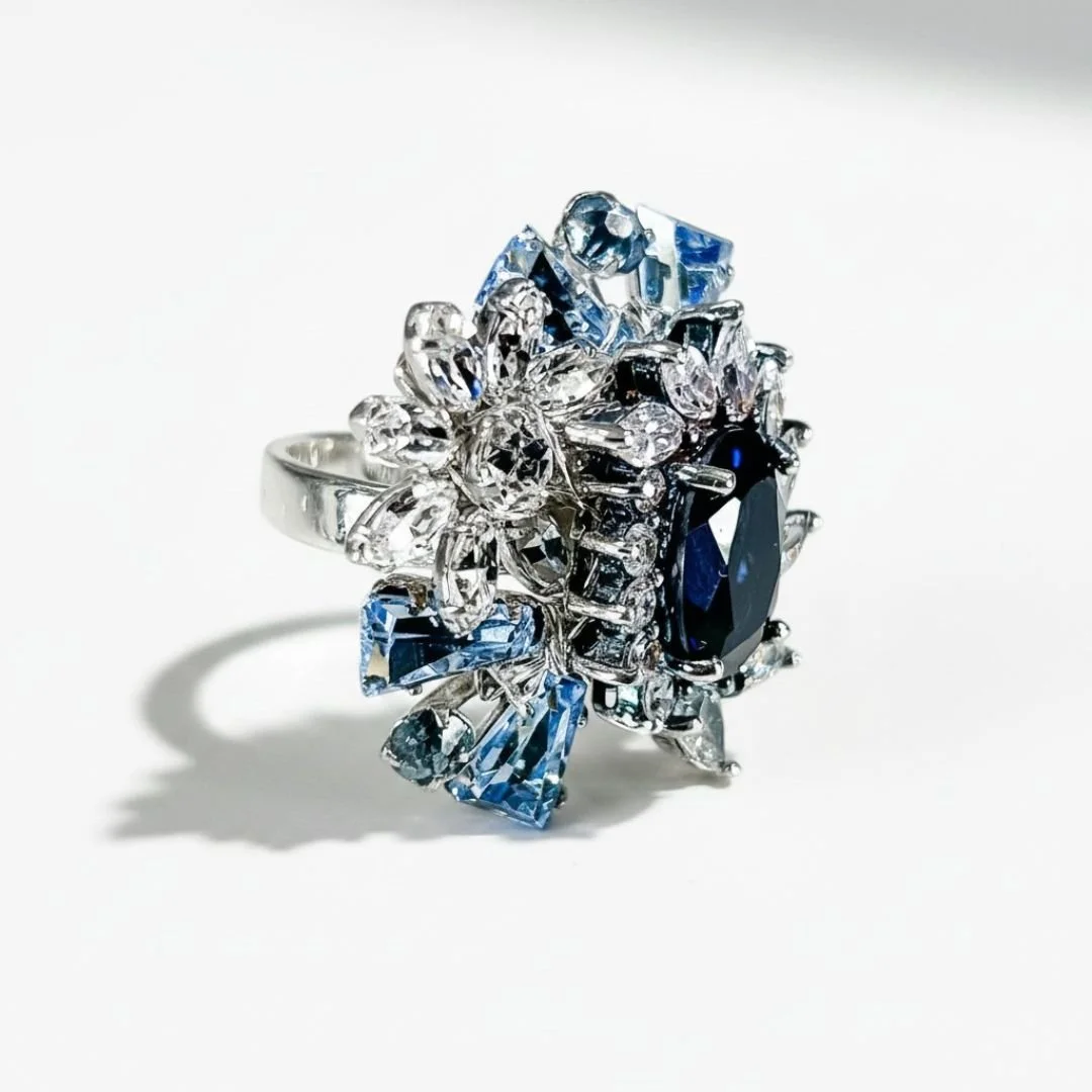 Vintage Redesign Statement Cocktail Rings Commission