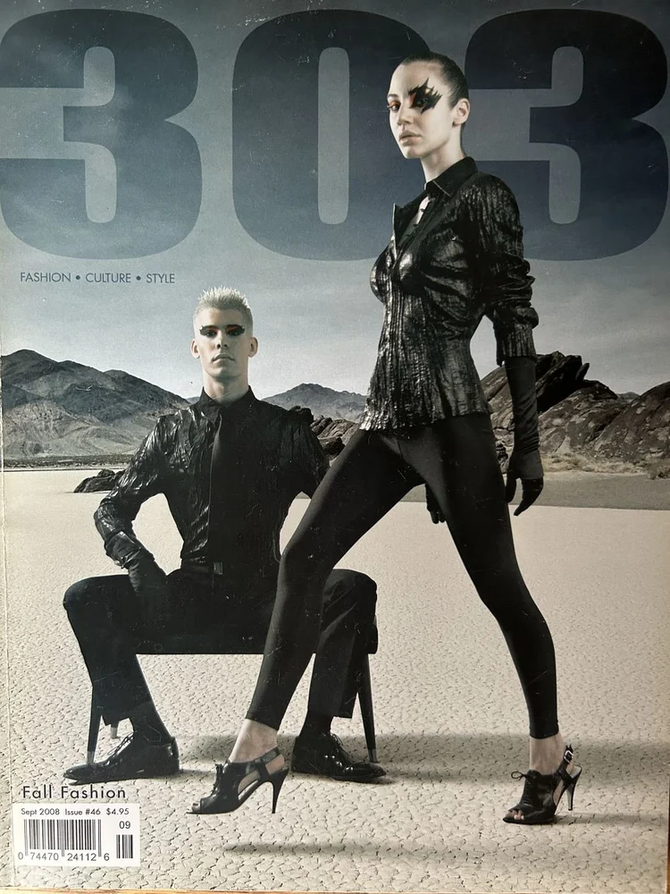 303 Magazine cover, Fall Fashion, September 2008, Issue #46