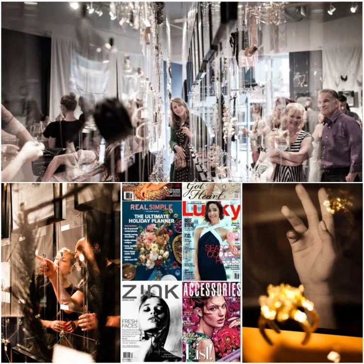 DRAFTspace promotion collage of 2014 event photos and magazine covers