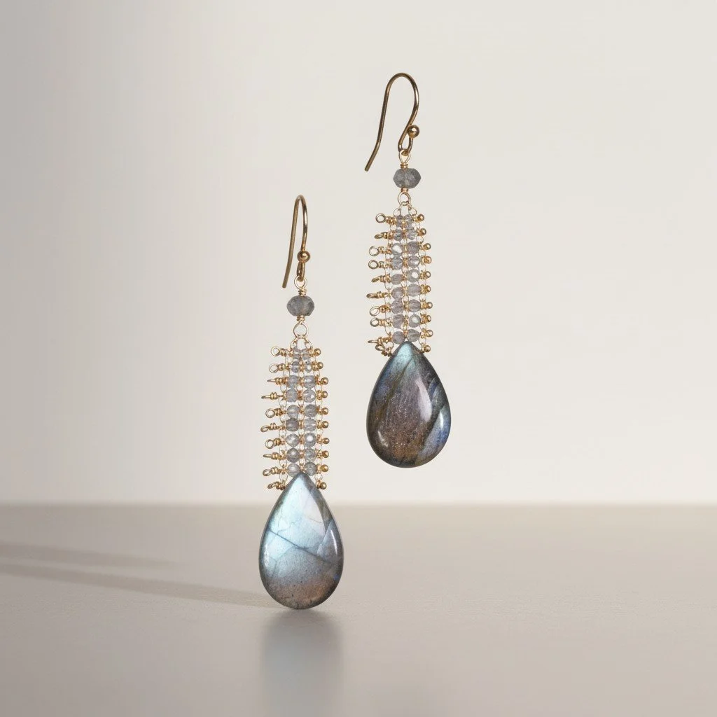 Proxima Ophiuchi Labradorite Earrings