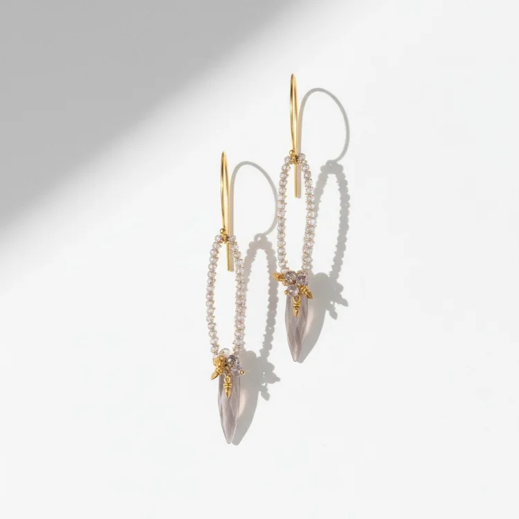 Antoinette Dangle Earrings, by Andrea Li