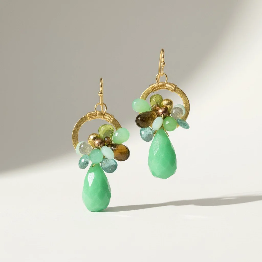GEMSTONE WILSHIRE EARRING
