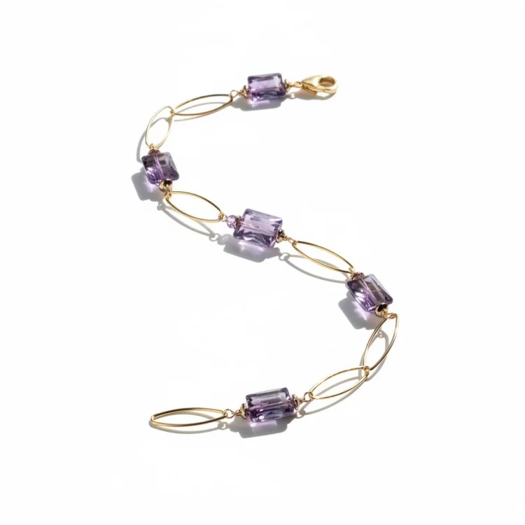 Amethyst bracelet, by Andrea Li