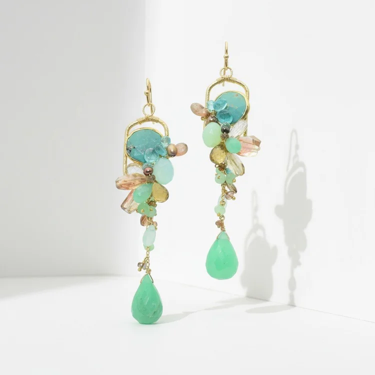 Gemstone Abbot Kinney Earring, by Andrea Li