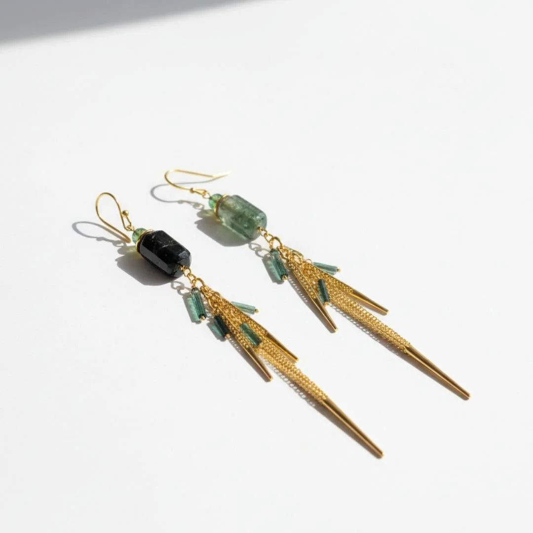 Tourmaline earrings