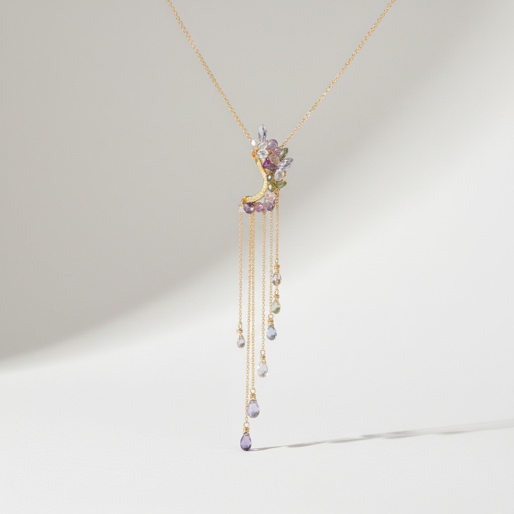 Capella Cloud Sapphire Necklace