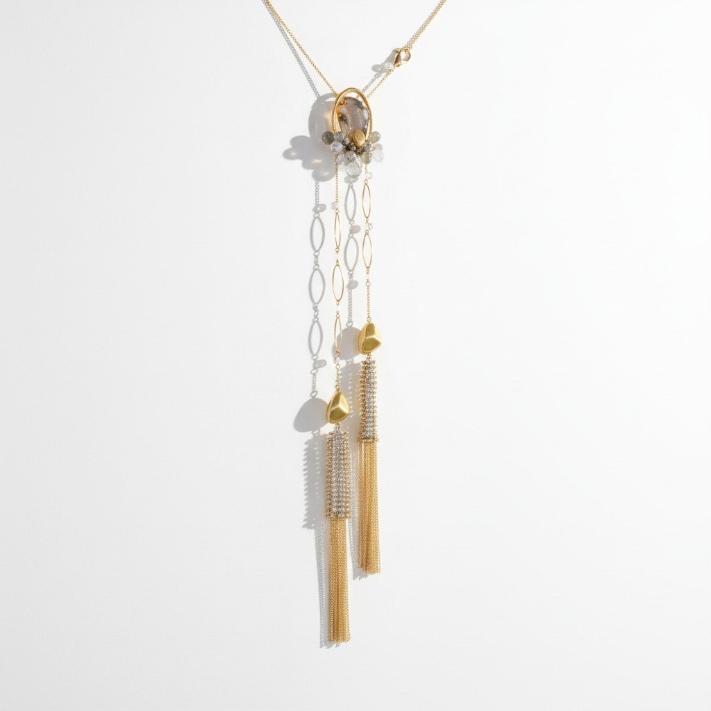 Asteria Star System Gemstone Necklace