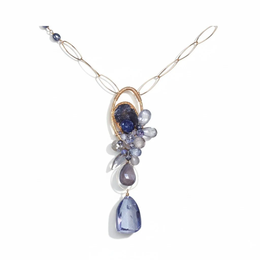 Orion Galaxy Gemstone Necklace