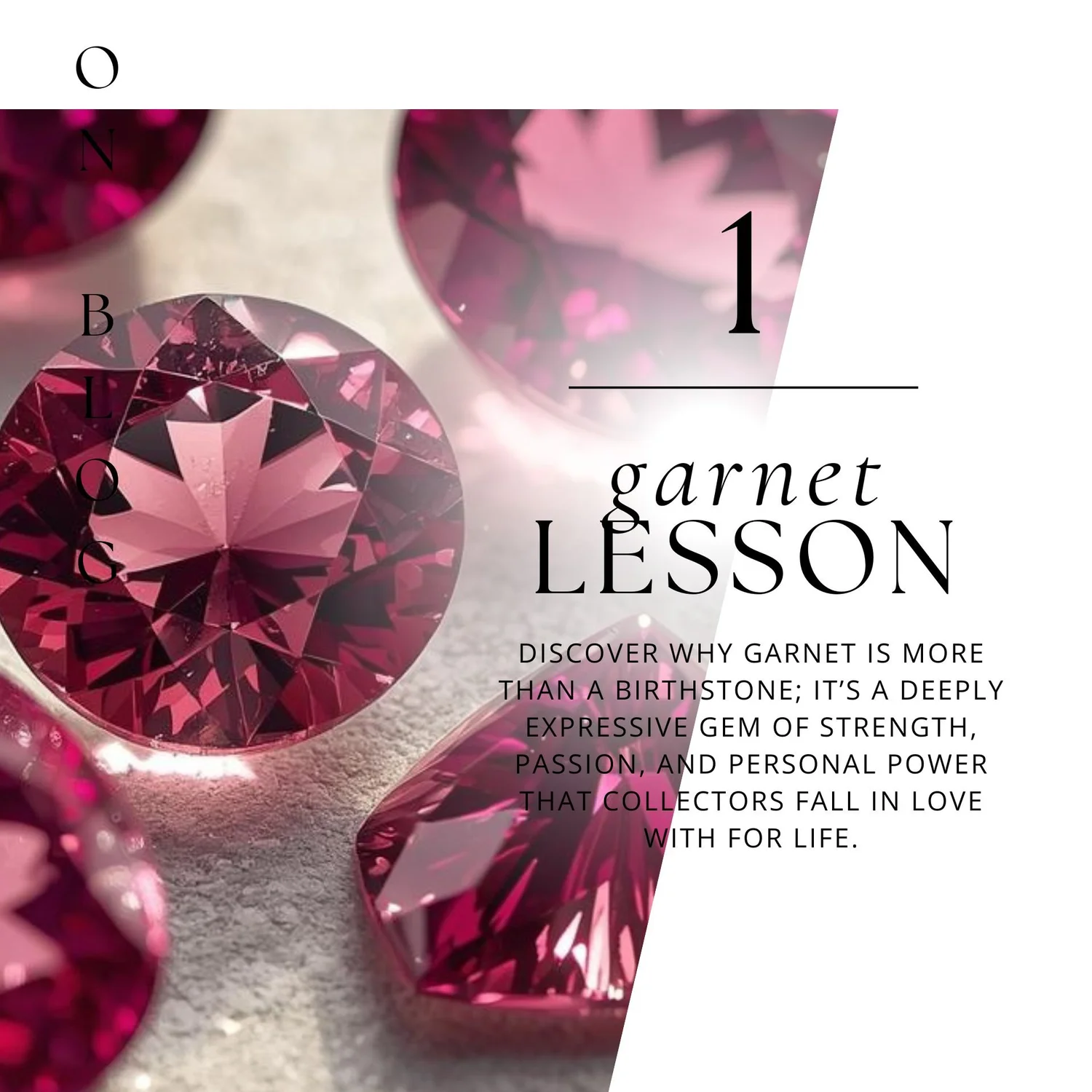 sparkling garnet gems for garnet lesson: